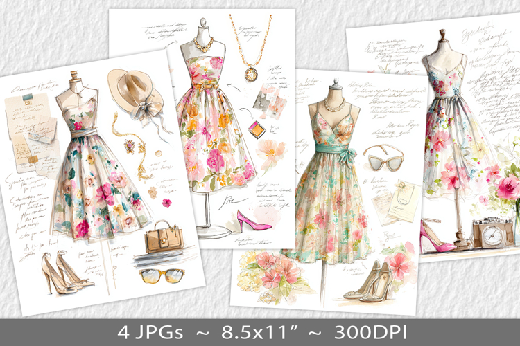 Summer Digital Paper Image 13