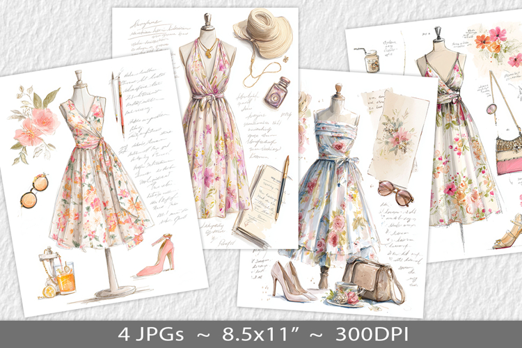 Summer Digital Paper Image 22