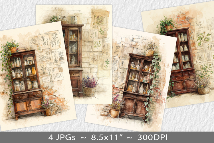 Letter paper junk journal backgrounds