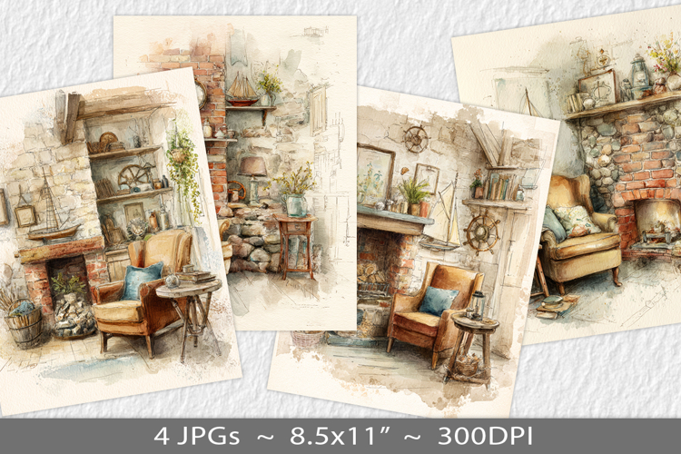 Letter paper junk journal backgrounds