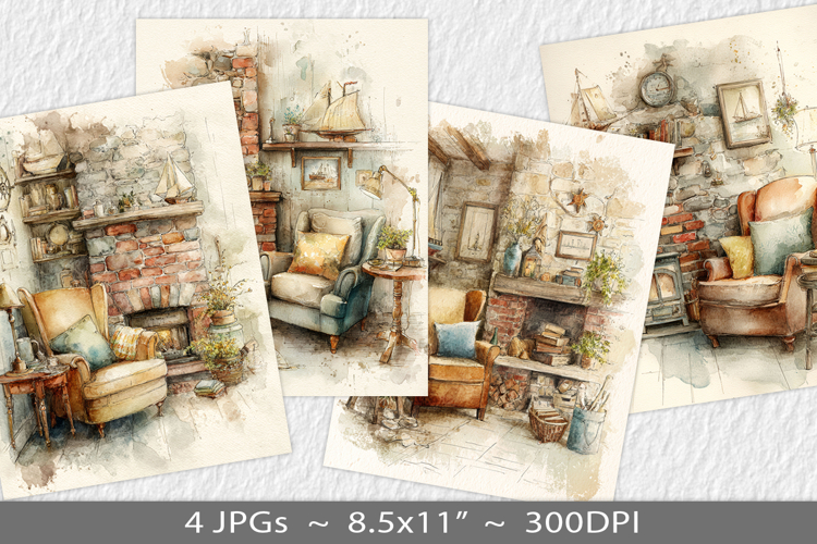 Letter paper junk journal backgrounds