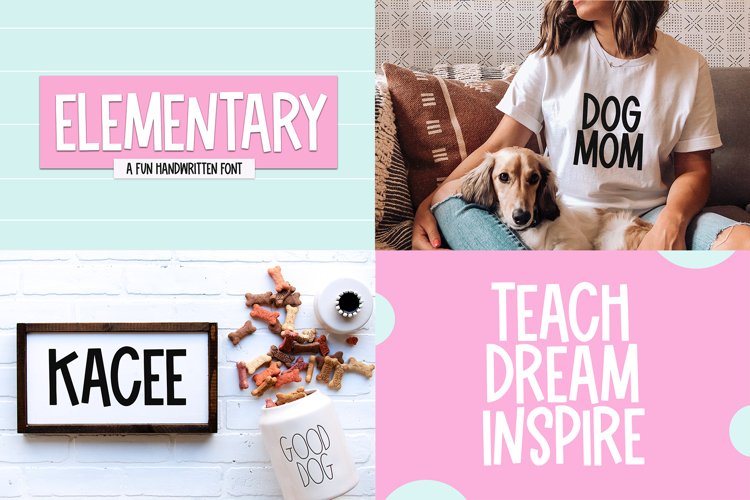 Crafty Font Bundle - 30 Handwritten Fonts for Crafters