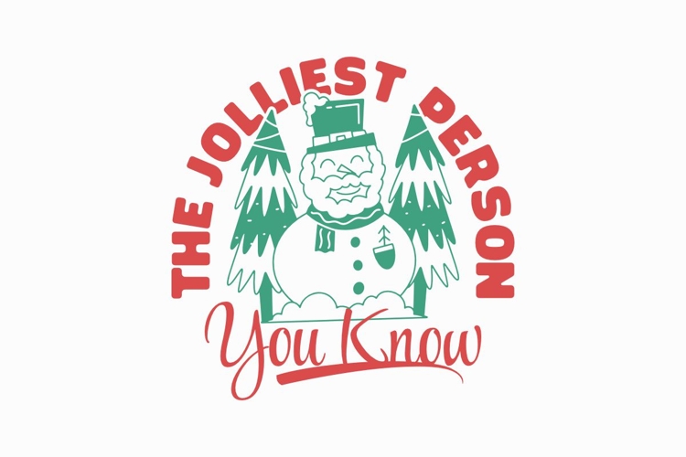 The Jolliest Person You Know T-shirt Christmas Funny
