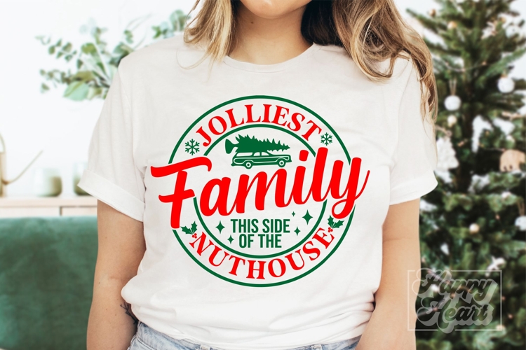 Jolliest Family SVG PNG - Griswolds Nuthouse Christmas