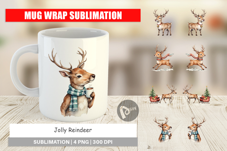 Reindeer Clipart Image 11
