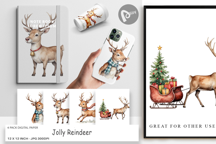 Reindeer Clipart Image 21