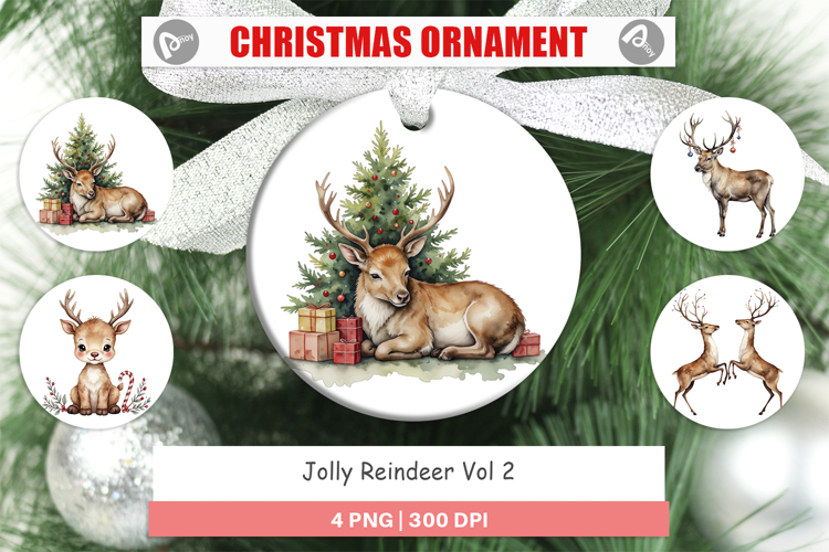 Ornament Jolly Reindeer