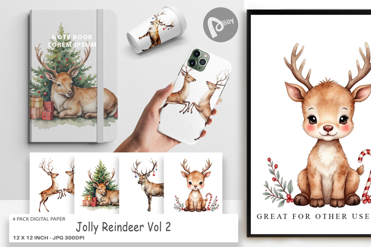 Reindeer Clipart Image 20