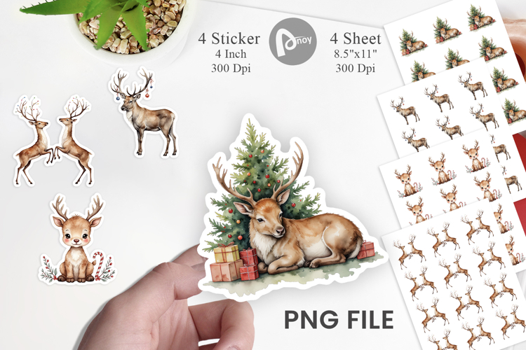 Reindeer Clipart Image 22