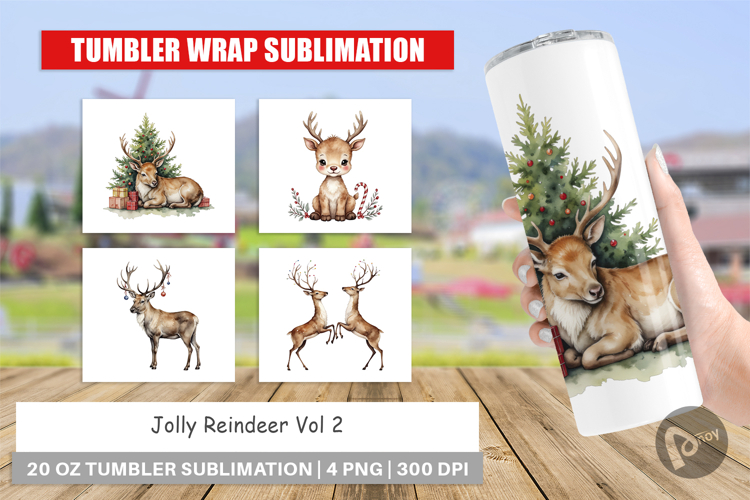 Reindeer Clipart Image 6