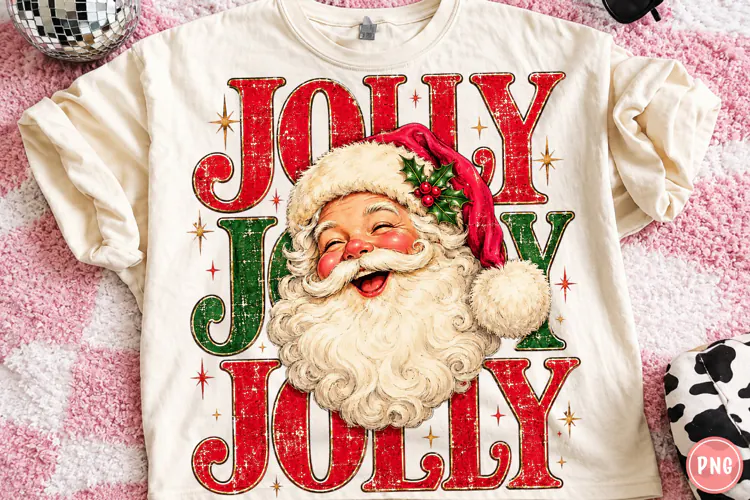 Jolly Santa Christmas PNG