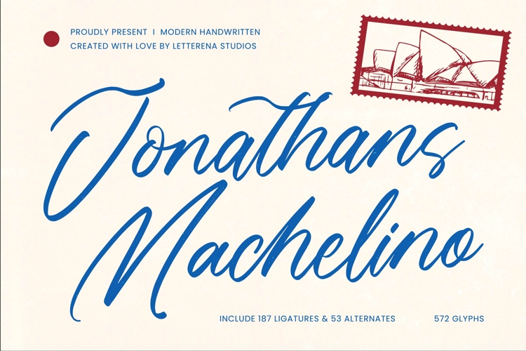 Jonathans Machelino - Modern Handwritten