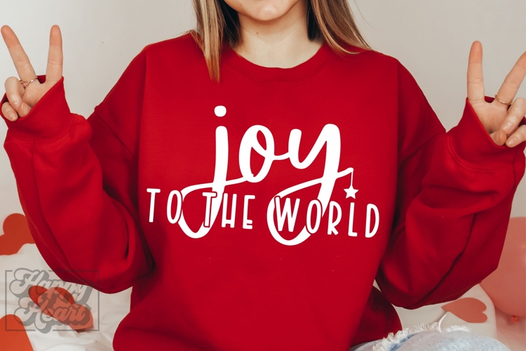 Joy To The World SVG - Christmas Holiday Shirt Sign PNG