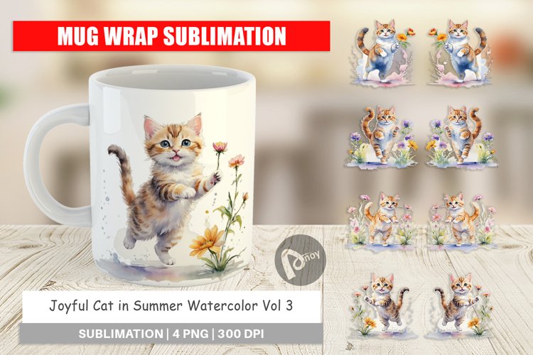 Cat Watercolor Image 14