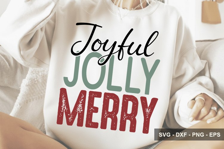 Joyful Jolly Merry - Christmas Design