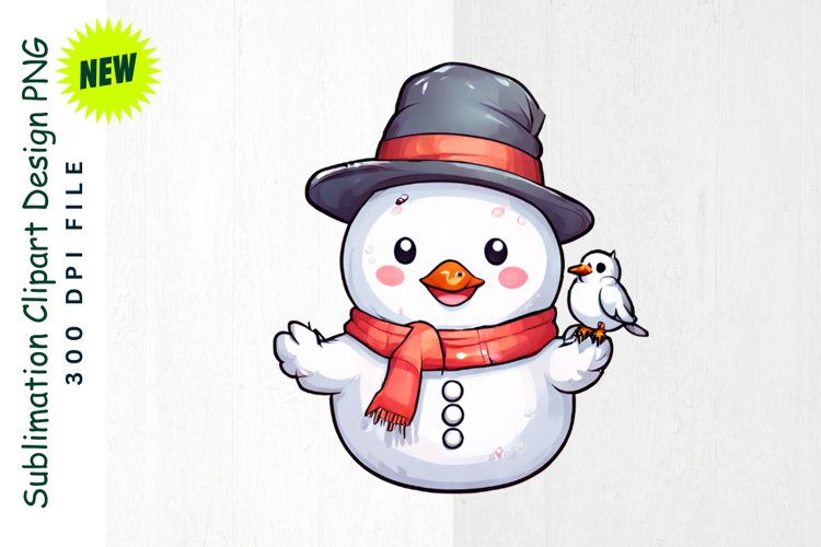 Snowman Clipart Image 12