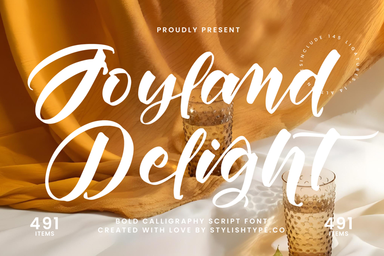 Joyland Delight - Bold Calligraphy Script