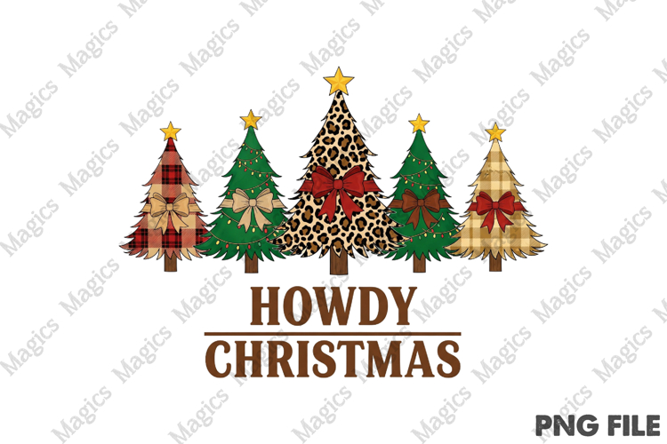 Howdy Christmas PNG Western Christmas