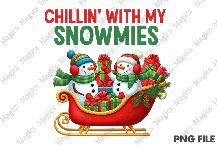 Vintage Christmas PNG, Snowman