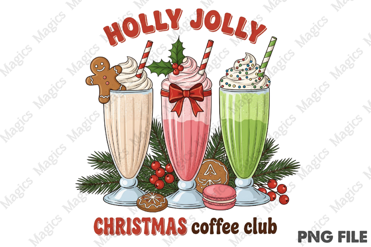 Coffee Png ,Christmas Sublimation PNG