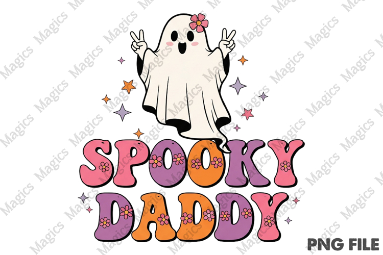 Retro Halloween Groovy T-shirt PNG