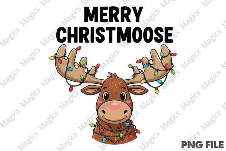 Merry ChristMoose Christmas Sublimation