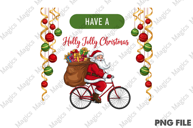 Vintage Christmas PNG, Santa Claus