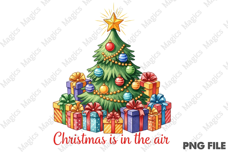 Christmas is in the air png