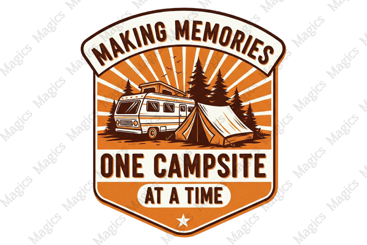 Making Memories One Campsite At A Time PNG