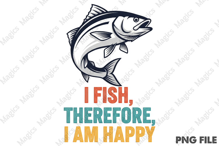 Retro Fishing T-shirt Design