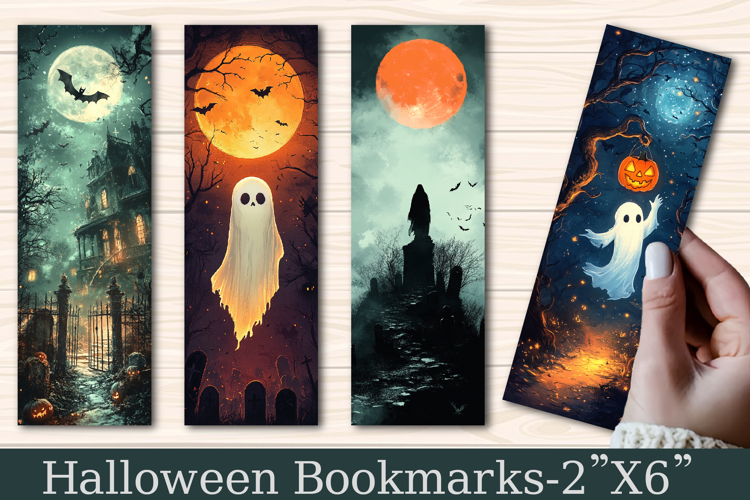 Halloween Spooky Ghost Bookmark