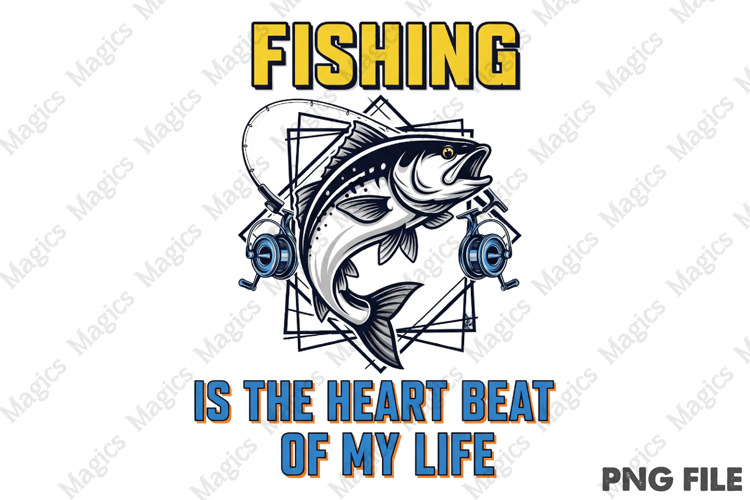 Retro Fishing T-shirt Design