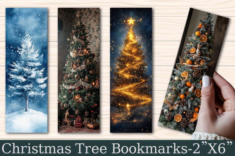 Christmas Tree Bookmarks