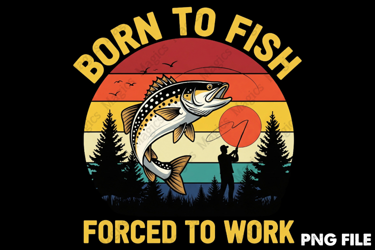 Fishing T-shirt Design