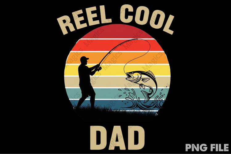 Retro Fishing T-shirt Design