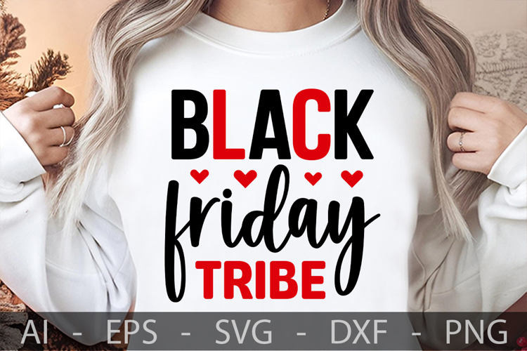 Black Friday Tribe, Black Friday SVG Design