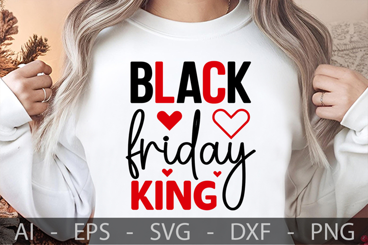 Black Friday King, Black Friday SVG Design
