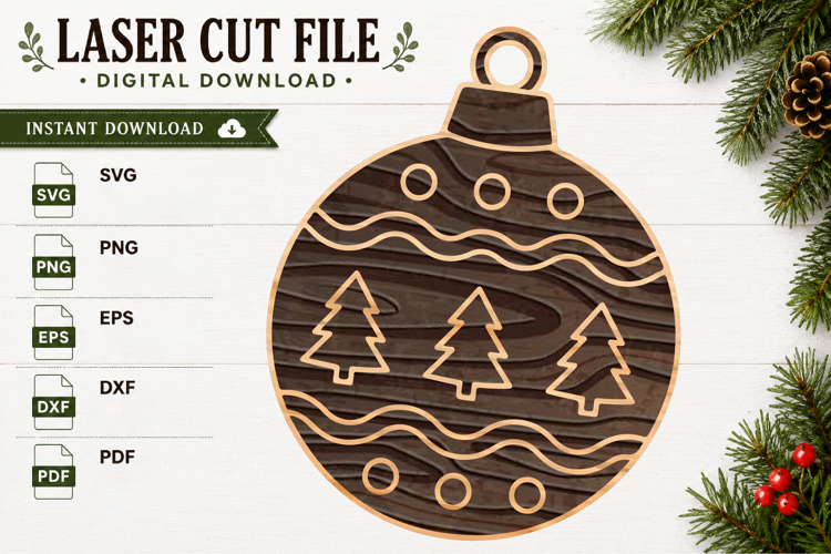Christmas Tree Ornament SVG