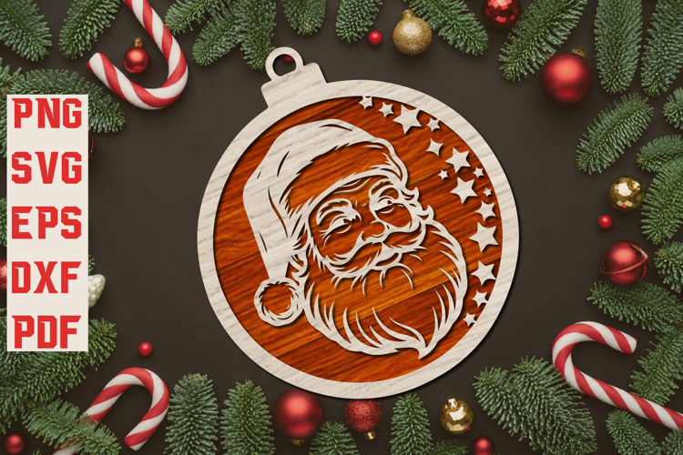 Santa Claus Ornament SVG