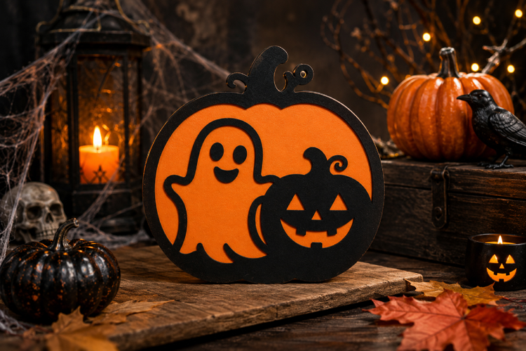 Halloween Haunted Pumpkin SVG