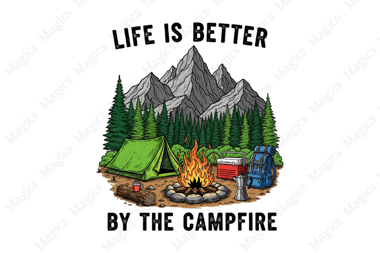 Happy Camper Clipart Image 9