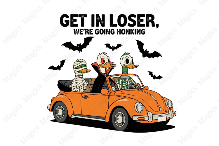Halloween Goose Get in Loser Sublimation