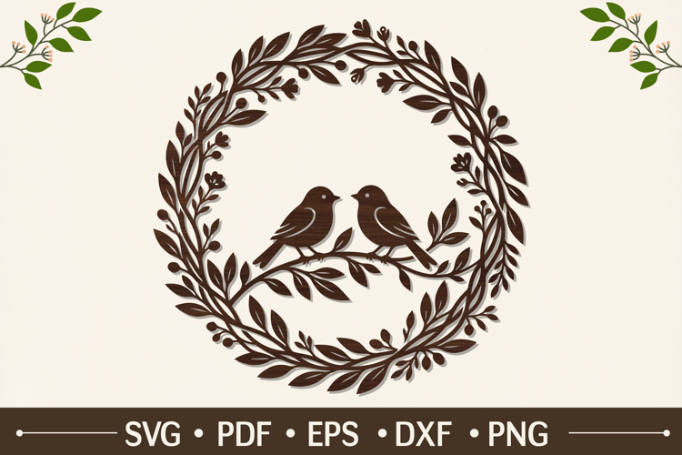 Floral Wreath Svg Image 13