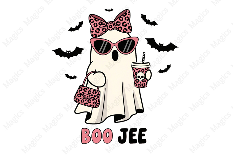 Halloween Boo-Jee Ghost Sublimation PNG