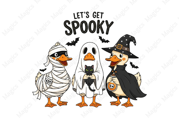 Lets Get Spooky, Halloween PNG