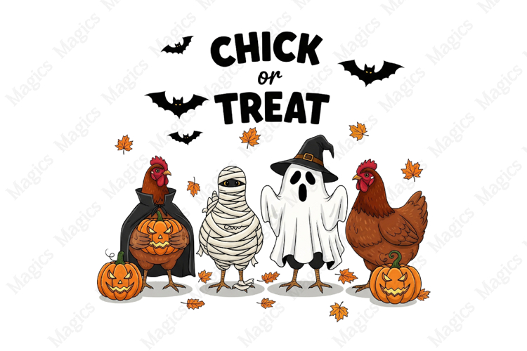 Chick Or Treat PNG