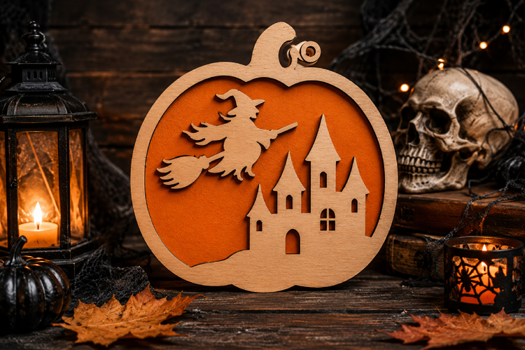Halloween Witch Pumpkin SVG