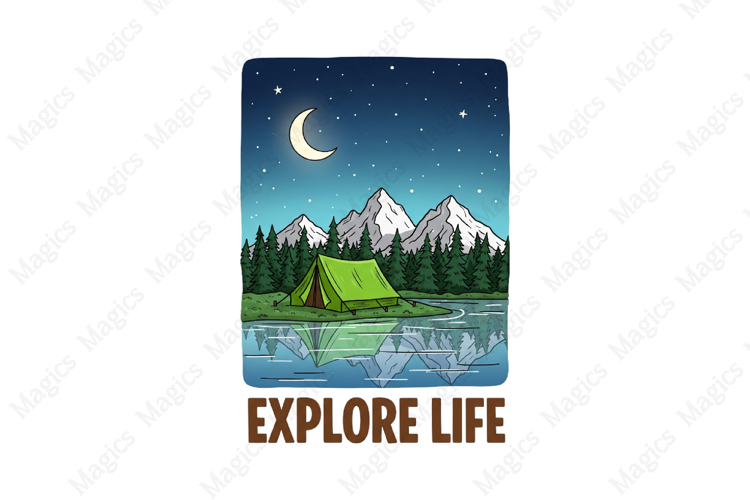 Happy Camper Clipart Image 8