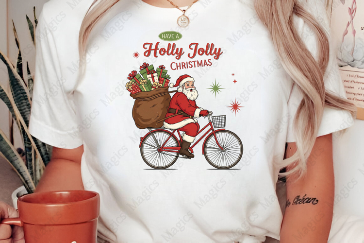 Vintage Christmas PNG, Santa Claus