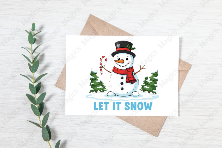 Christmas Let It Snow PNG